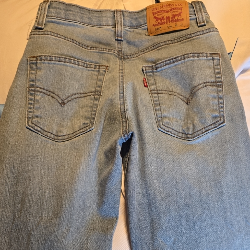 Levi's Classic Light Blue 514 Straight Leg Jeans